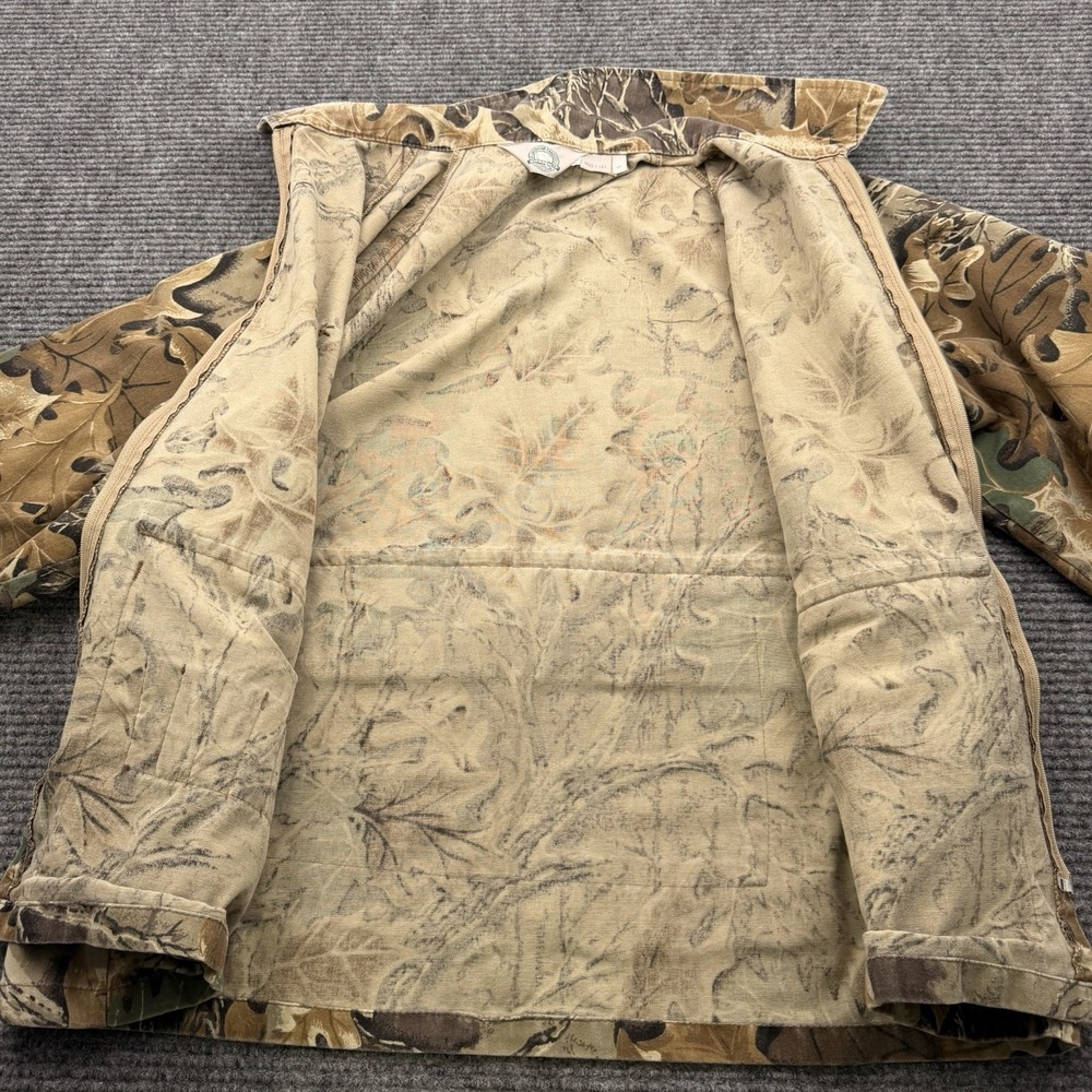 Vintage American Traditions 10x‎ Jacket Mens Large Realtree Camo Cavas Full Zip - Picture 10 of 13